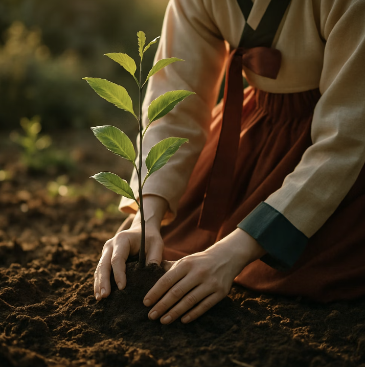 성공적인 첫걸음&amp;#44; 옮겨 심기