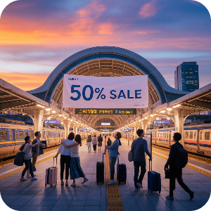 2025 코레일 추석 연휴 특별 할인상품(KTX&middot;일반열차) 이미지