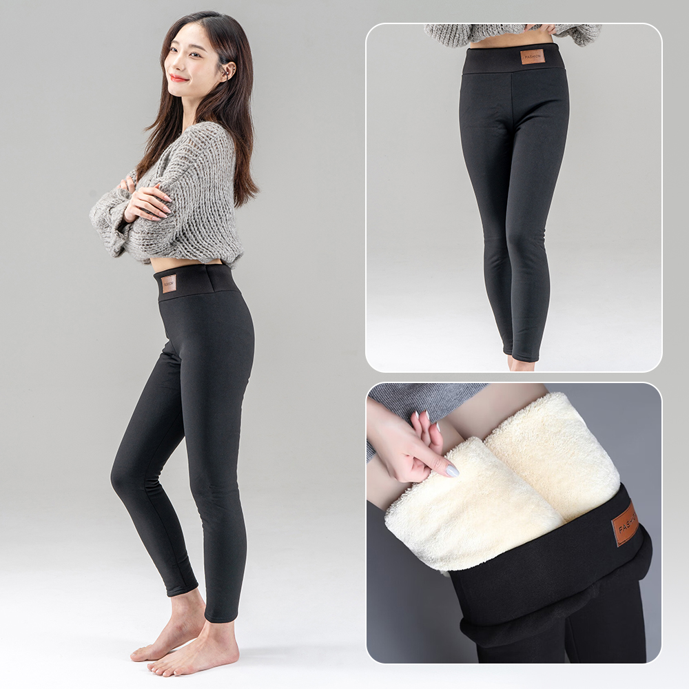 올리보 방한 레깅스 기모 벨벳 레깅스 겨울 양모 바지