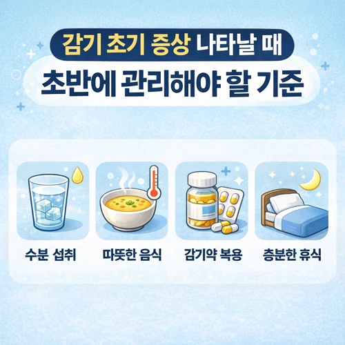감기 초기 증상 썸네일
