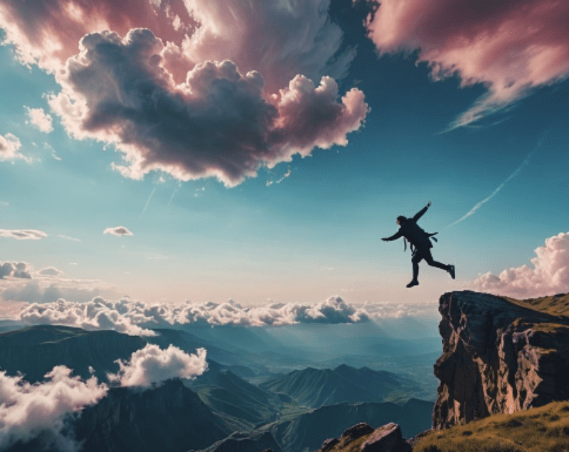 절벽에서 떨어지는 꿈