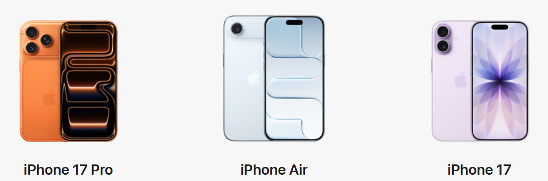 아이폰 17 Pro vs 아이폰 Air vs 아이폰 17