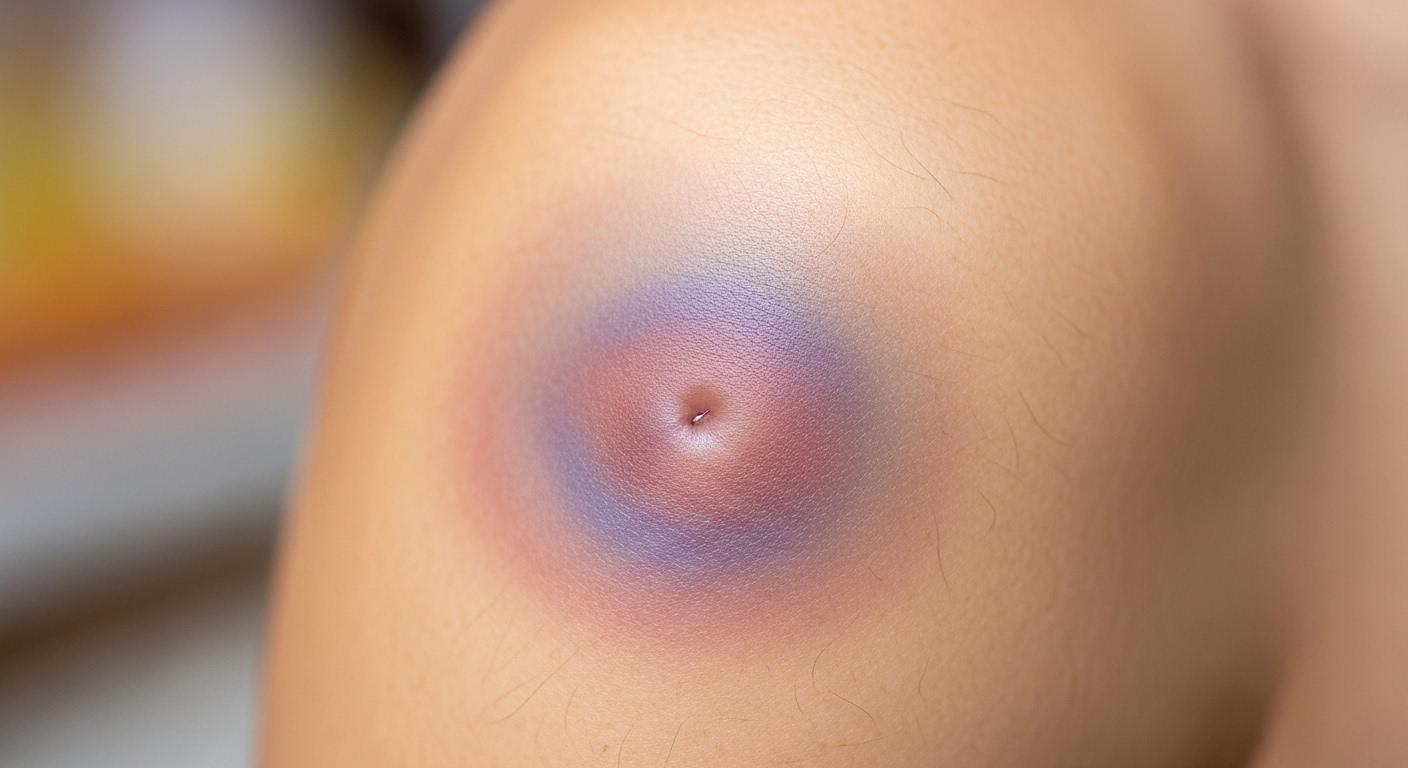 팔뚝살 주사 멍