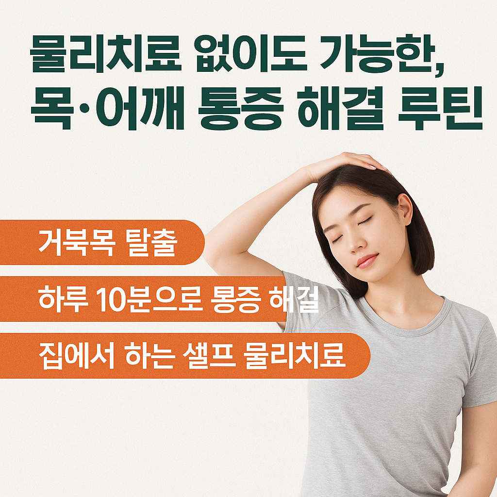 물리치료 대신 집에서 하는 목/어깨 운동
