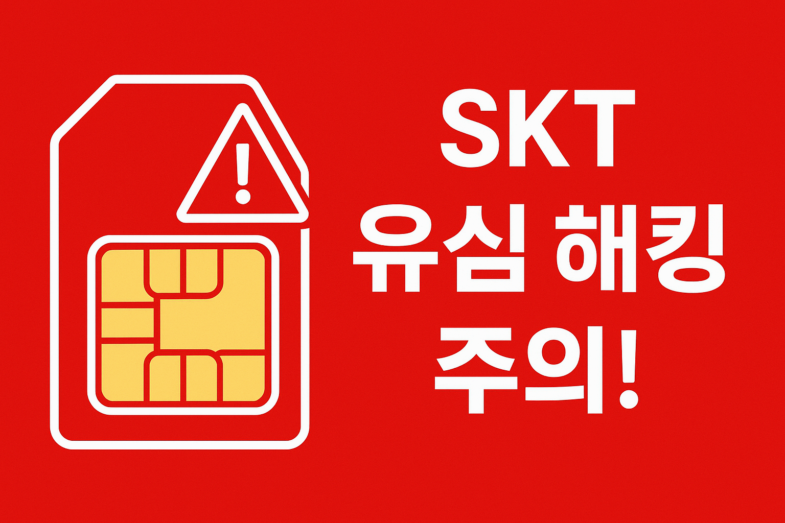 SKT 유심 해킹 사태, 내 정보는 안전할까?