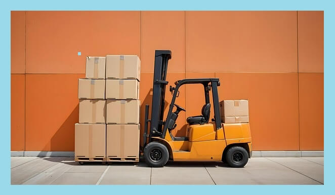 박스-옮기는-지게차