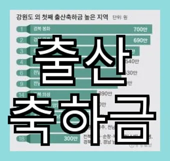 며느리 출산 축하금 지급 시 유의사항과 사례 모음_20