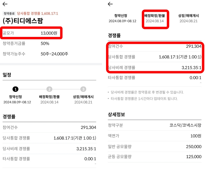 티디에스팜 공모주 청약