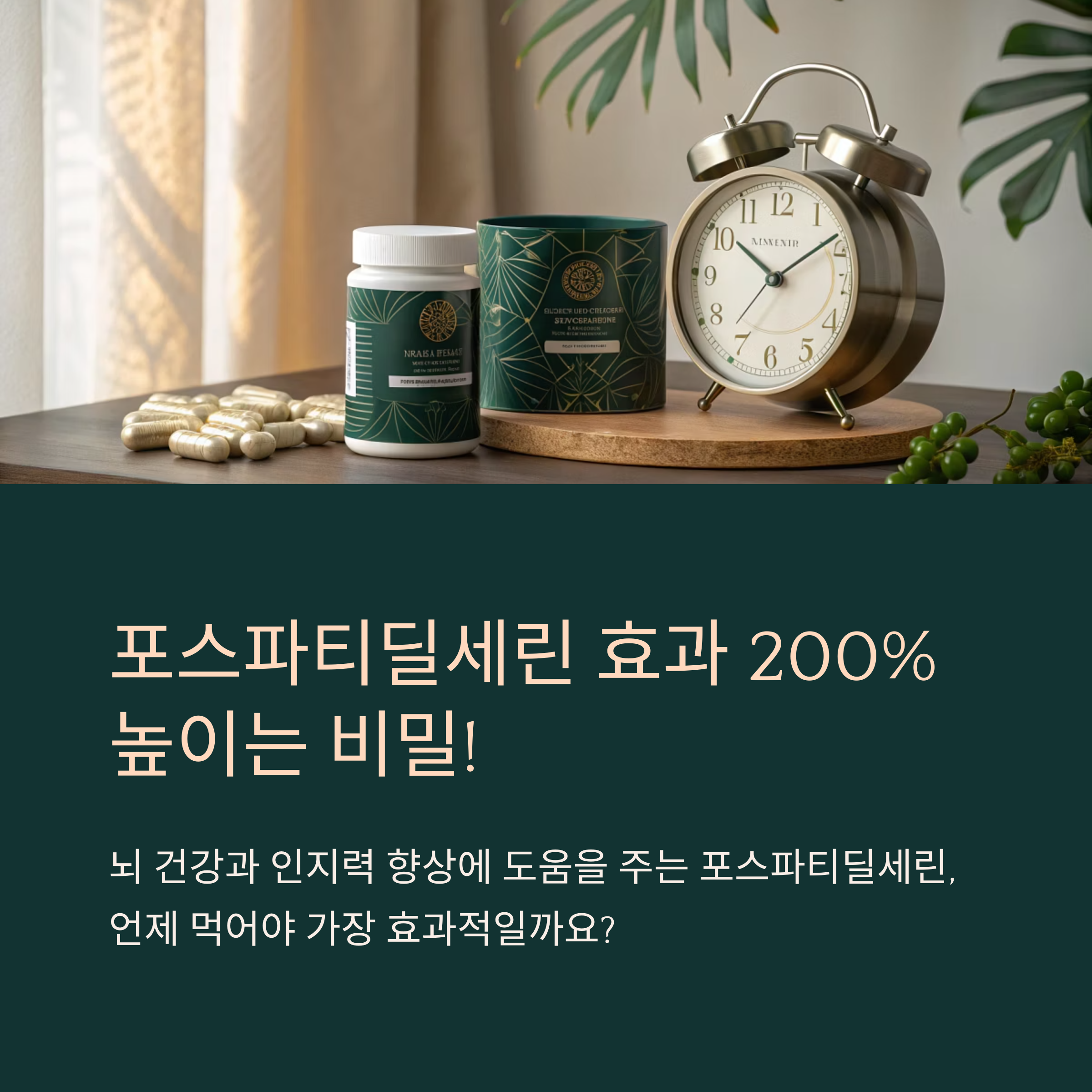 포스파티딜세린 복용