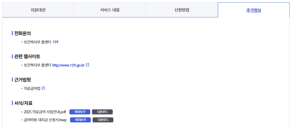 의료급여대지급금지원방법