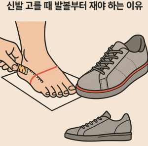 신발 고를 때 발볼부터 재야 하는 이유