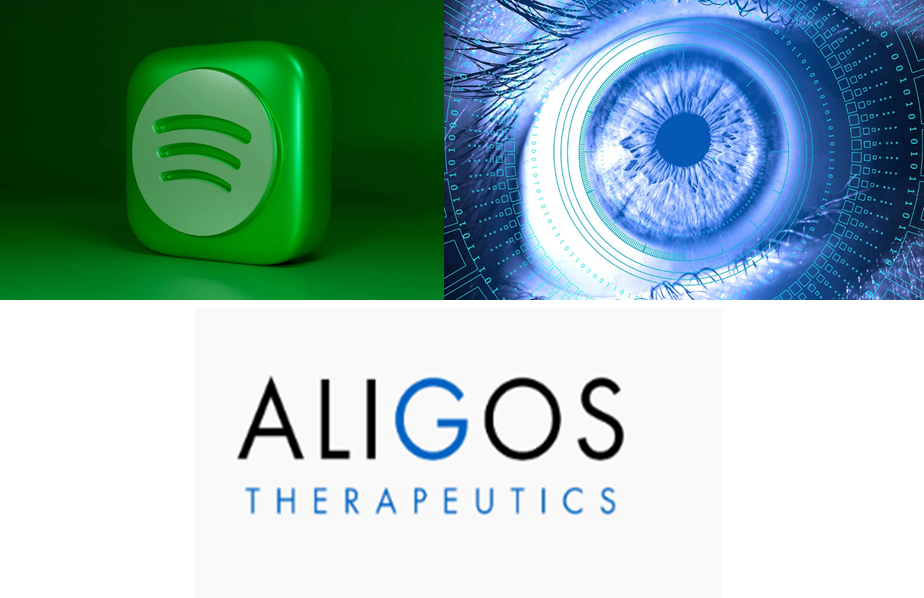 스포티파이, 엘리고스 테라퓨틱스, 블랙스카이 테크놀로지