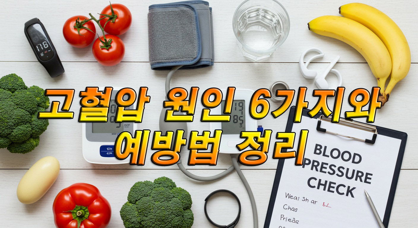 고혈압 원인 6가지와 예방법 정리