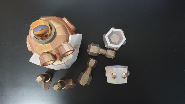 브롤스타즈 로보마이크 종이모형