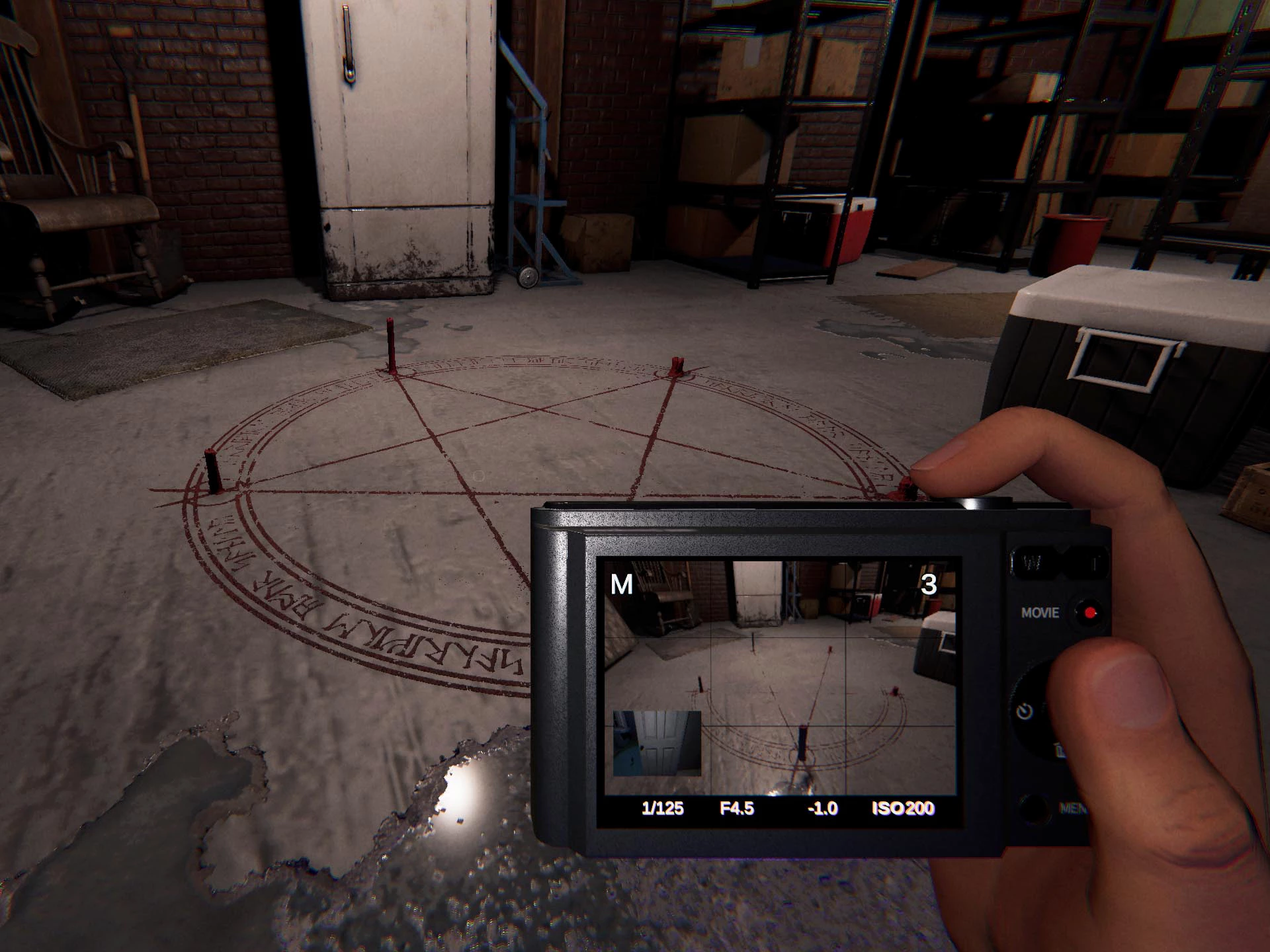 파스모포비아 유령 사진 촬영을 위한 소환 서클