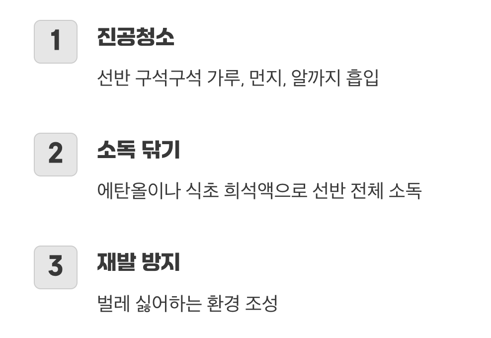 흔적을 지우는 대청소