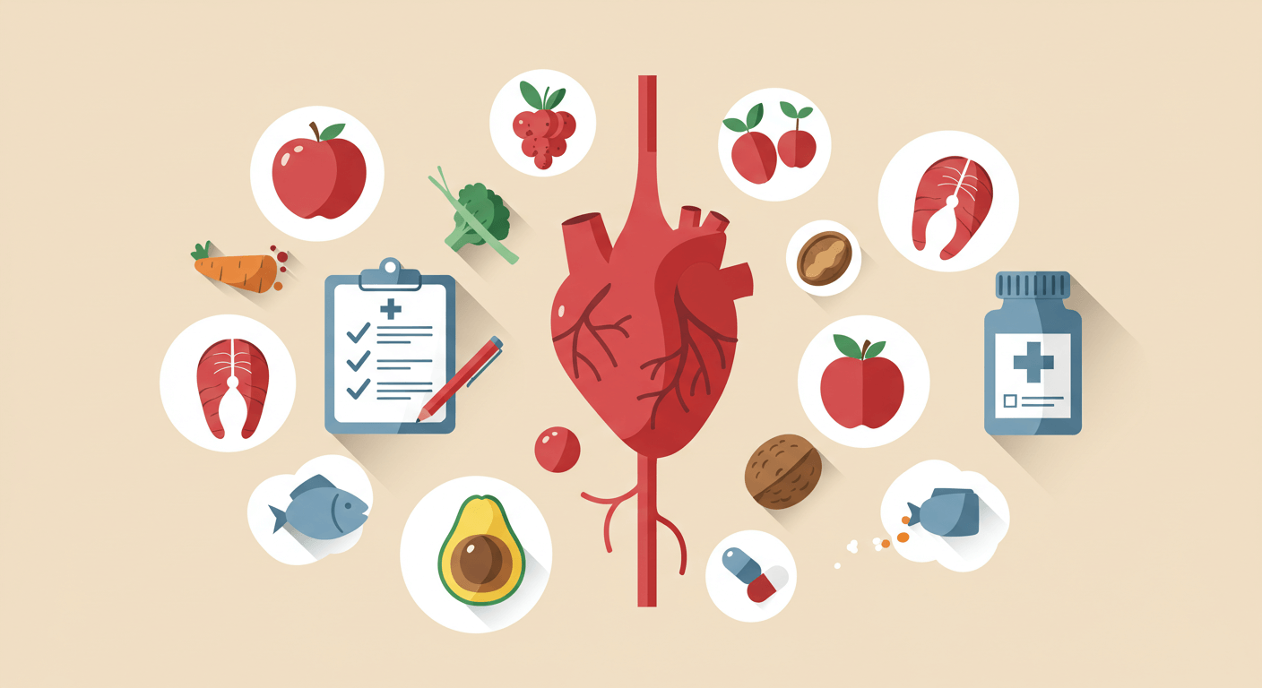 심혈관 질환 예방법 (식습관, 검진, 보조제)