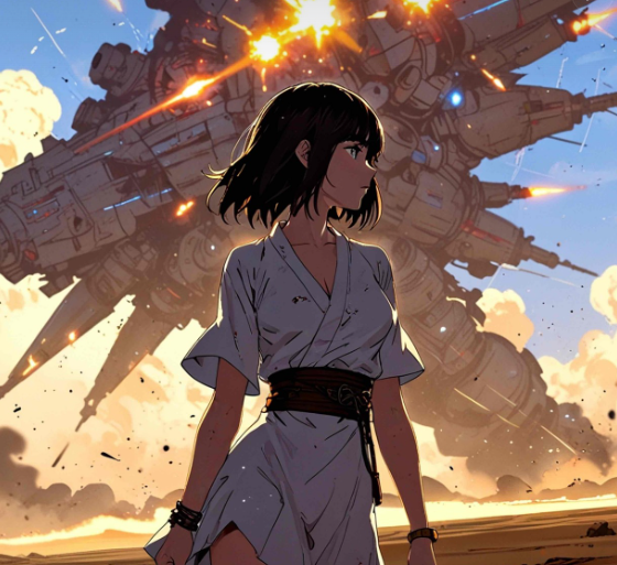 전쟁 애니메이션 한 장면