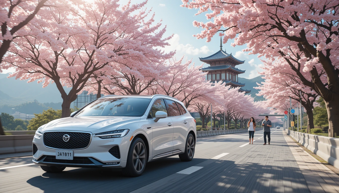 일본 자동차 광고 특징 이미지