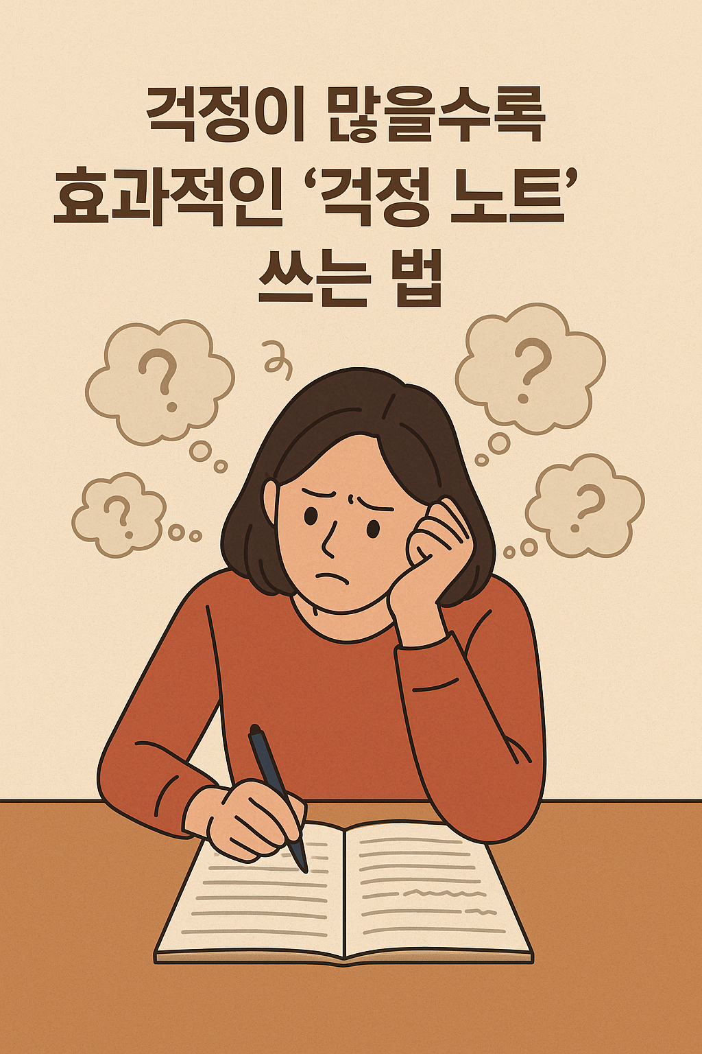 걱정이 많을수록 효과적인 &lsquo;걱정 노트&rsquo; 쓰는 법