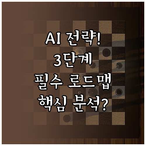 AI 도입 및 실행 전략 로드맵 3단..