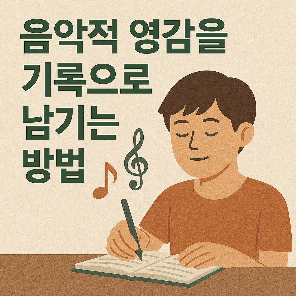 음악적 영감을 기록으로 남기는 방법 관한 사진