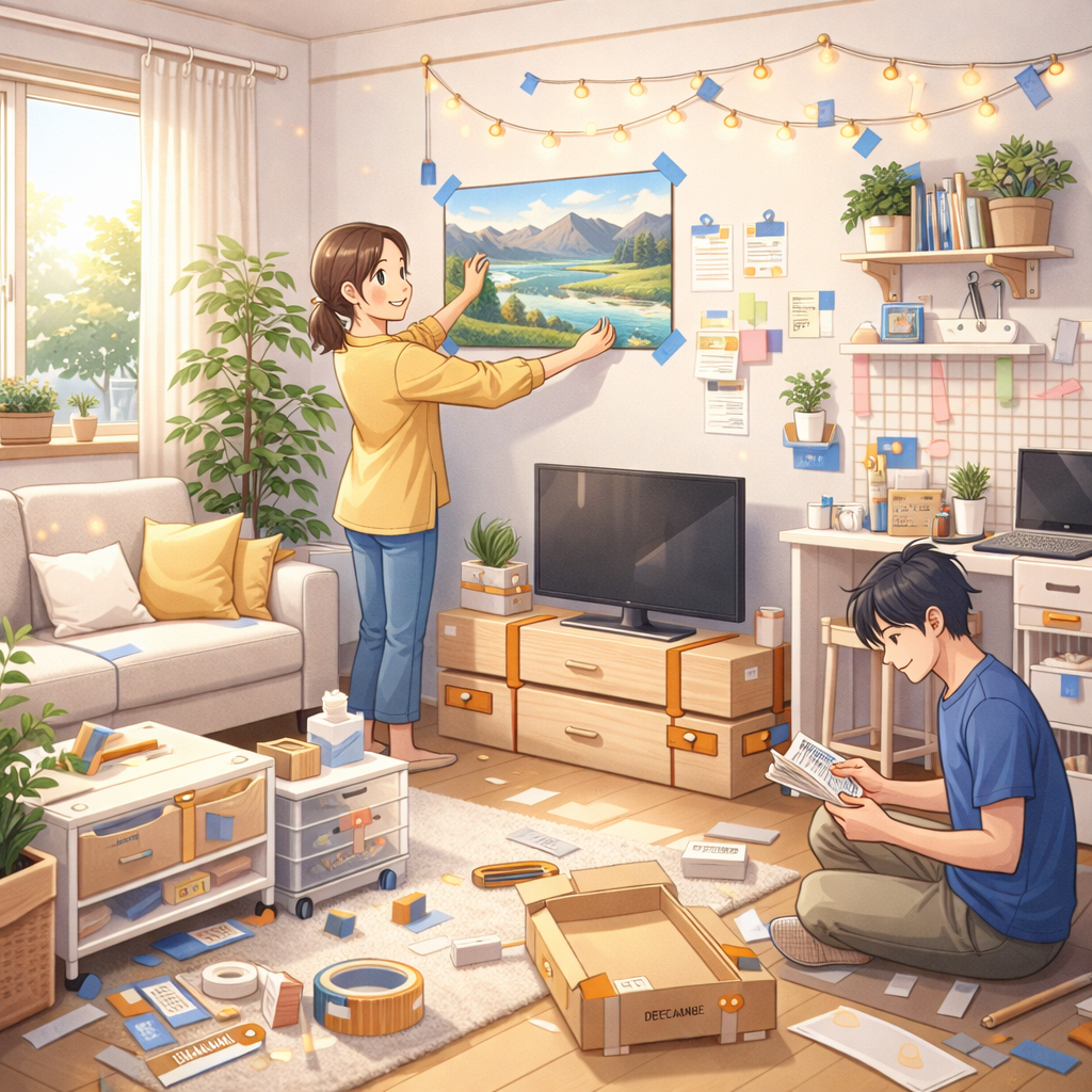 월세&middot;전세에서 가능한 무해 인테리어 팁