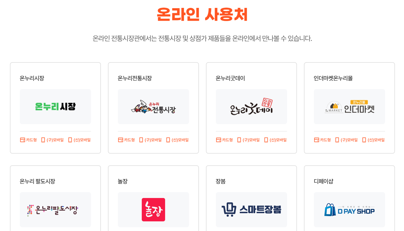 온누리상품권 환급 행사 방법 안내