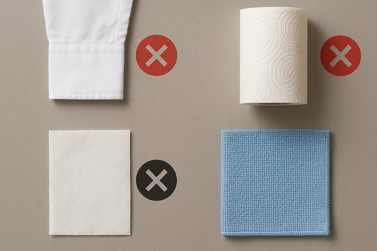 안경 닦는 방법