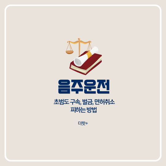 음주운전 면허취소 막는 법