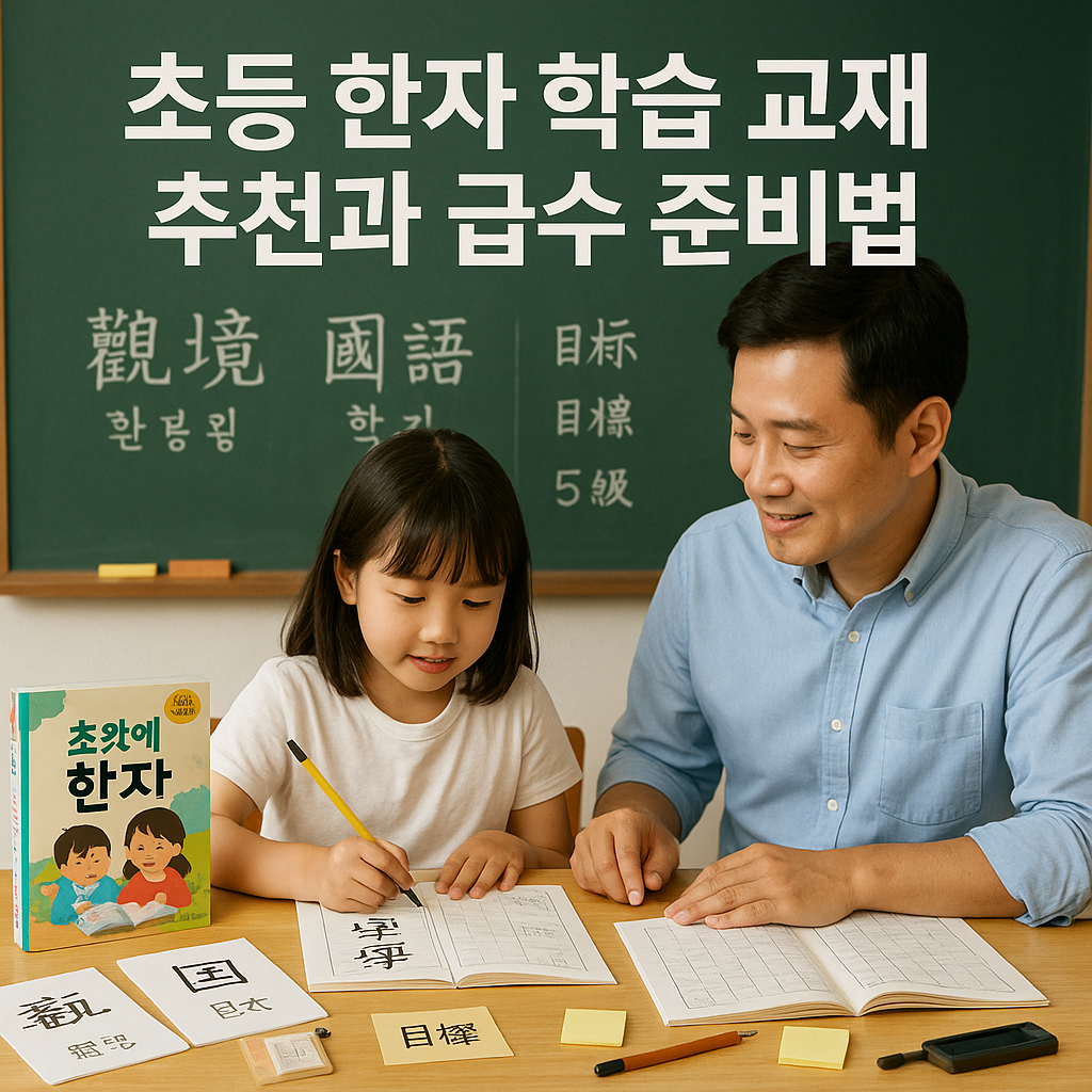초등 한자 학습 교재 추천과 급수 준비법