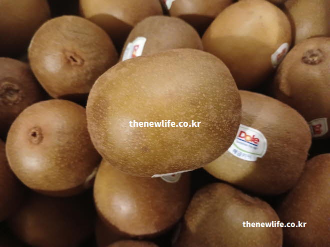 키위 효능의 원천이 되는 신선한 과육 속 풍부한 영양성분을 보여주는 실사진