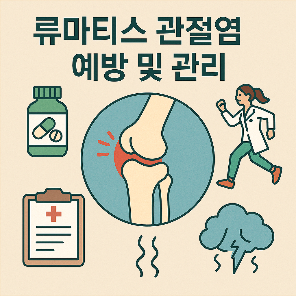 류마티스 관절염 예방 및 관리