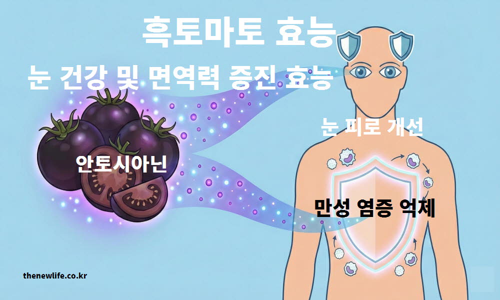 흑토마토 효능 눈 건강 면역력 증진