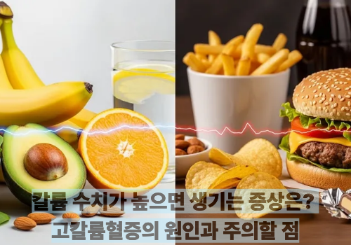 칼륨 수치가 높으면 생기는 증상은? 고칼륨혈증의 원인과 주의할 점