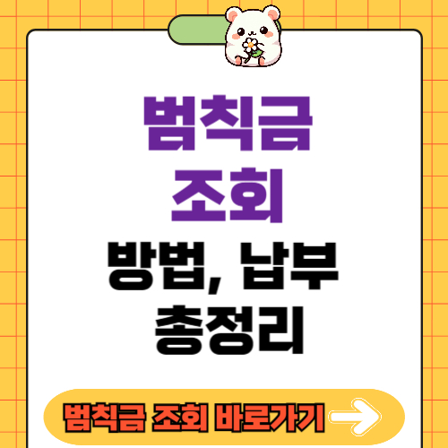 범칙금 조회