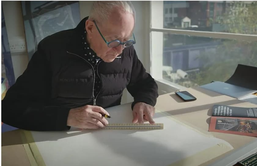 세계적인 건축가 피터 쿡...손으로 도면 그리기의 이점 VIDEO: Architect Peter Cook on the Benefits of Drawing by Hand 