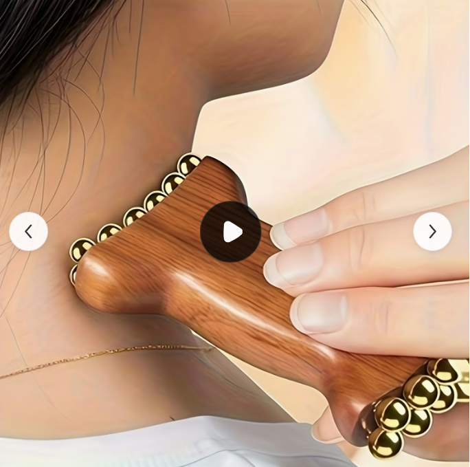 얼굴&middot;목 마사지기 (인체공학적 그립)