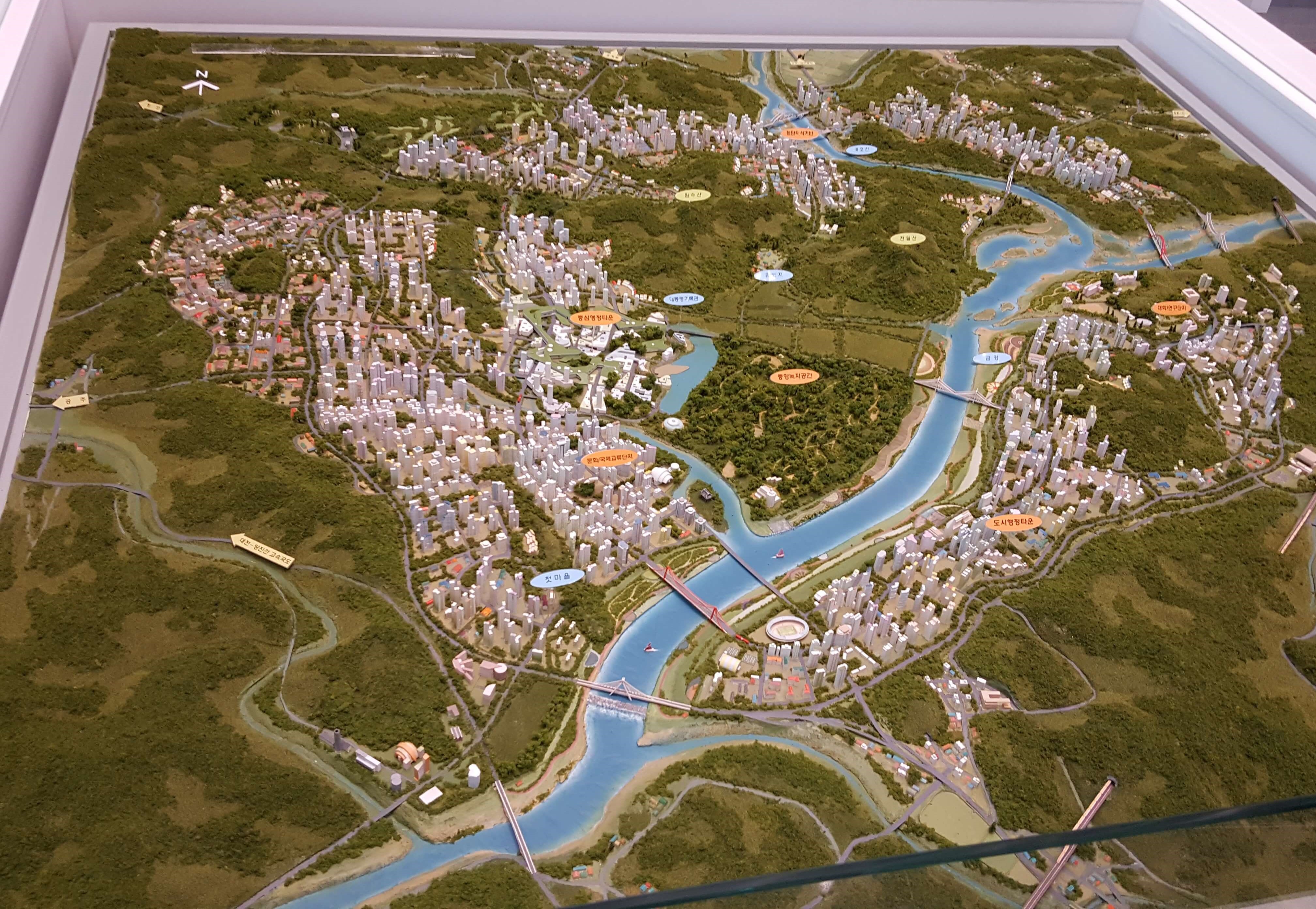 세종시 전체 계획도