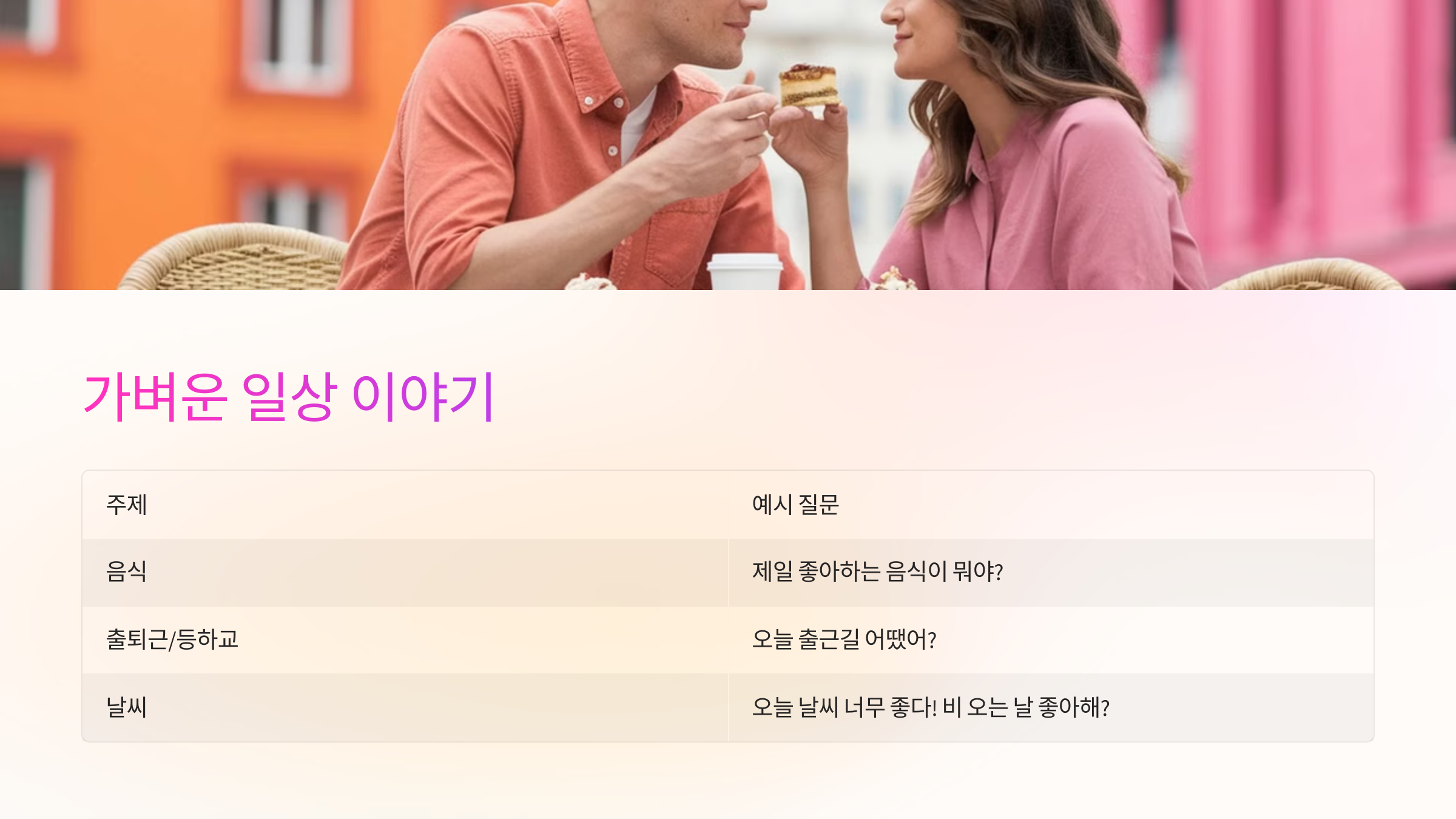 ☕ 가벼운 일상 이야기부터 시작하기