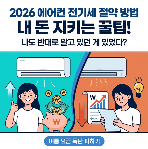 2026년 에어컨 전기세 절약 방법