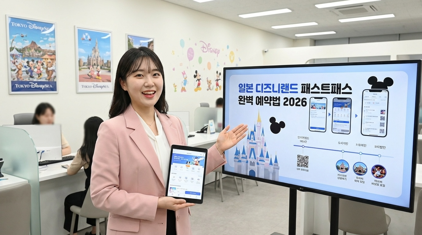 일본 디즈니랜드 패스트패스 완벽 예약법 2026
