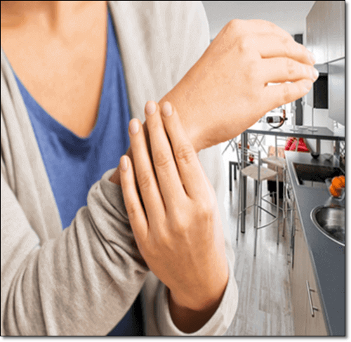 손목 관절염 환자