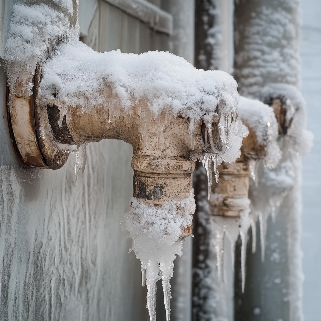동파로 인한 손상 확인