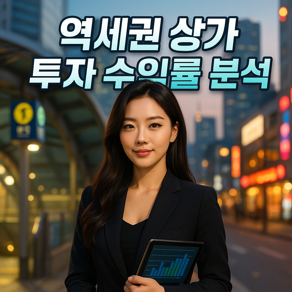 역세권 상가 투자 수익률 분석 꿀팁