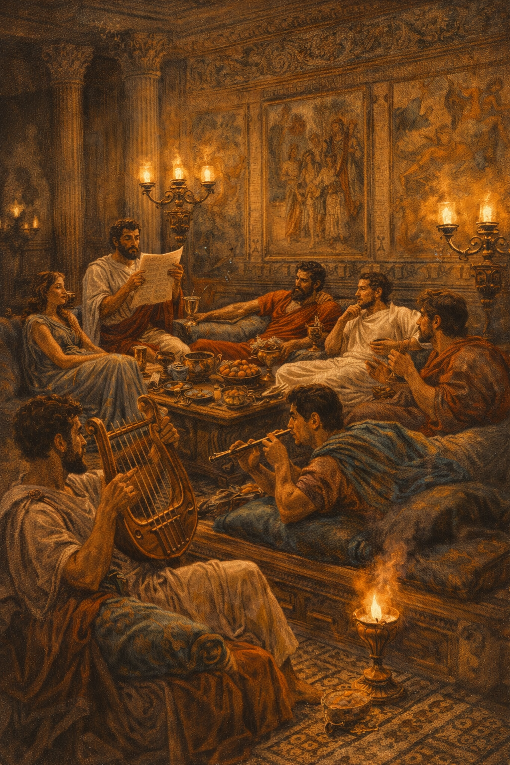 로마의 향연 문화가 시와 음악을 키운 방식