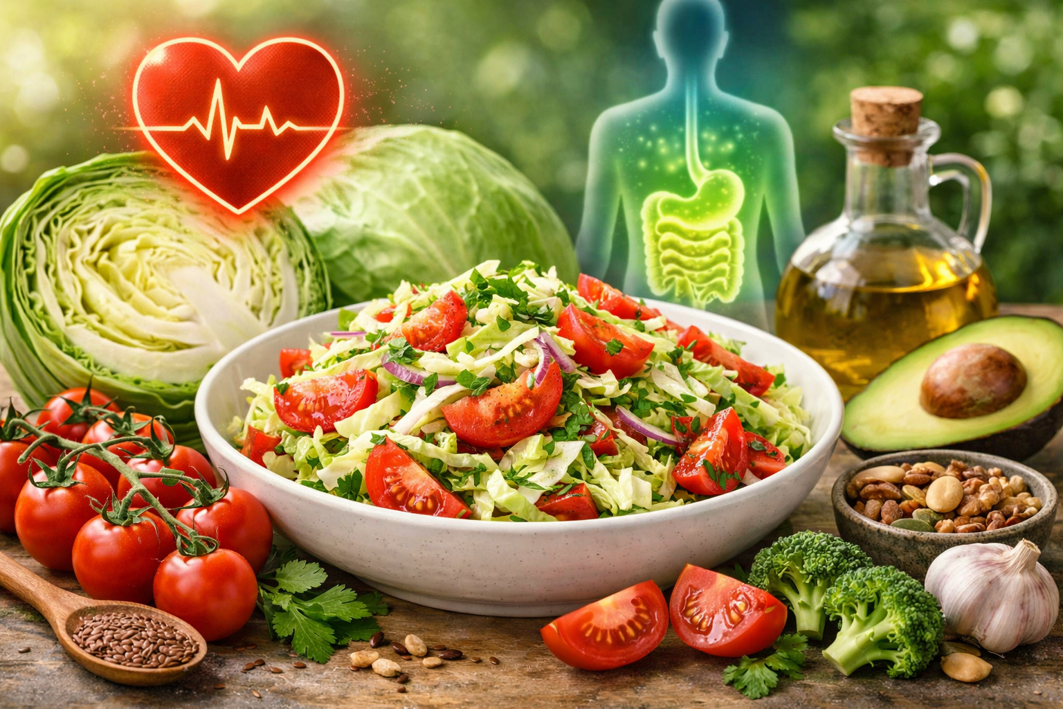 양배추와 토마토