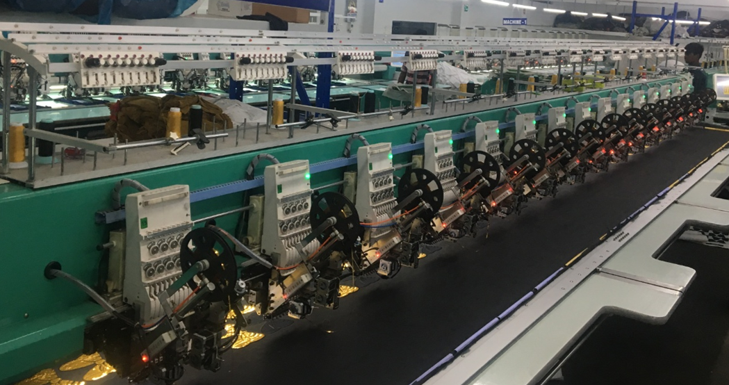 컴퓨터 자수 작업과정