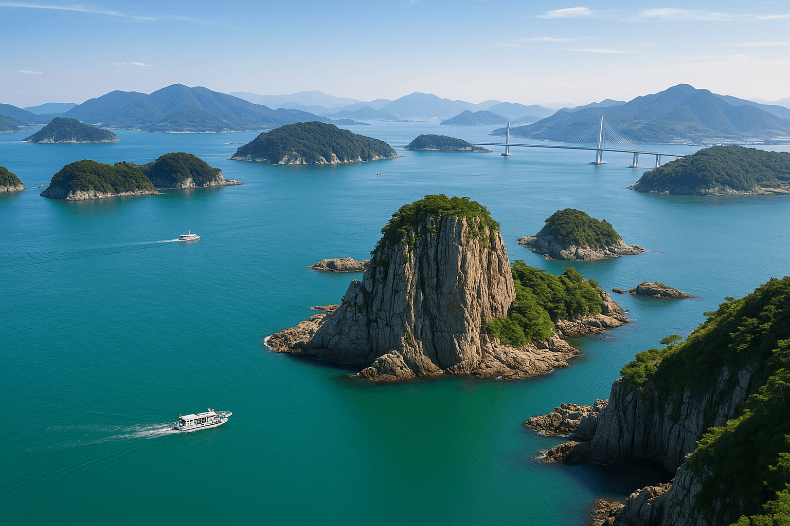 한려해상국립공원의 절경과 남해안 여행의 모든 것