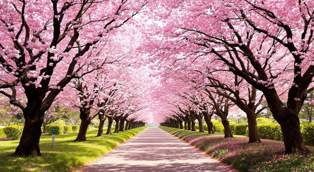 🌸 2025 광주 벚꽃 개화 지도 &amp; 늦게 피는 벚꽃(겹벚꽃) 명소 정리!